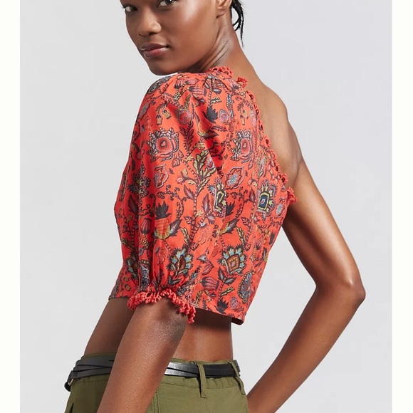 Farm Rio One-Shoulder Crop Top ✨ Host Pick ✨ - Picture 4 of 10